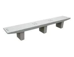 Simple concrete bench